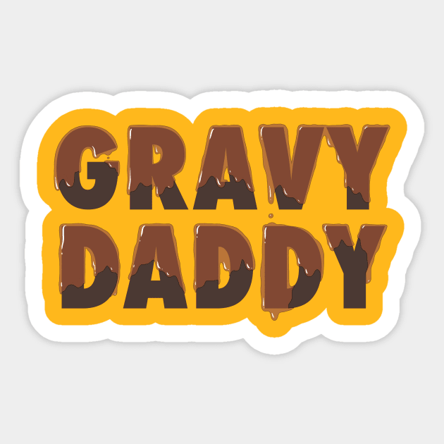 Gravy Daddy Sticker by Adamtots